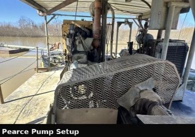 CUSTOM SAND & GRAVEL DREDGE WITH WASH PLANT  Dredging depth 18 ft