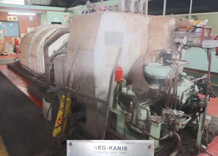 AEG, Kanis type G25 Back pressure Turbine Genset- EXCLUSIVE 5.5 MW
