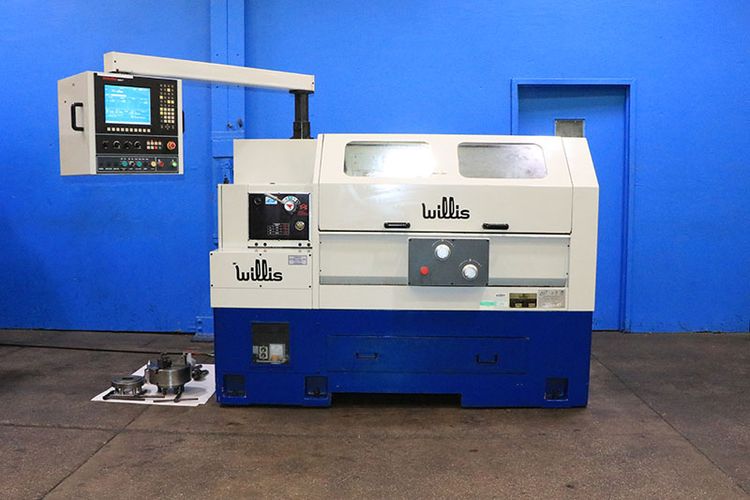 Willis Anilam 4200 CNC 3500 RPM DY350X1000 CNC Lathe w/ Anilam 4200 Control 2 Axis