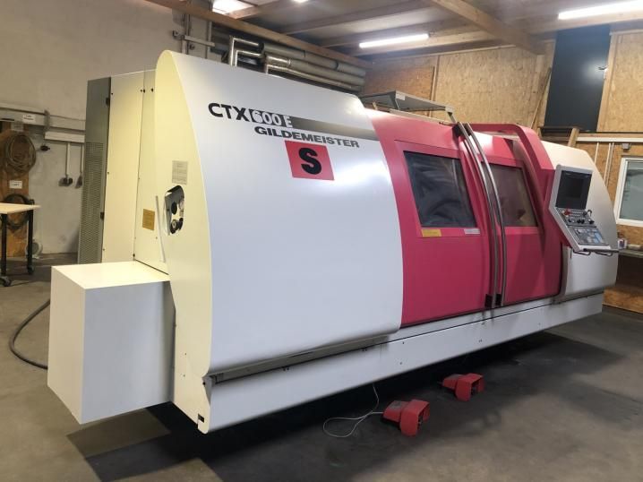 Gildemeister Heidenhain CNC Pilot 3190 2500 RPM CTX 600E 2 Axis