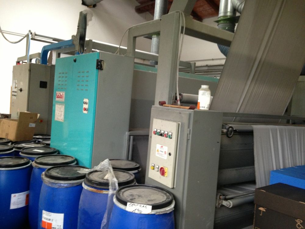 Lisa, Stamperia Emiliana Emerizing, brushing machine