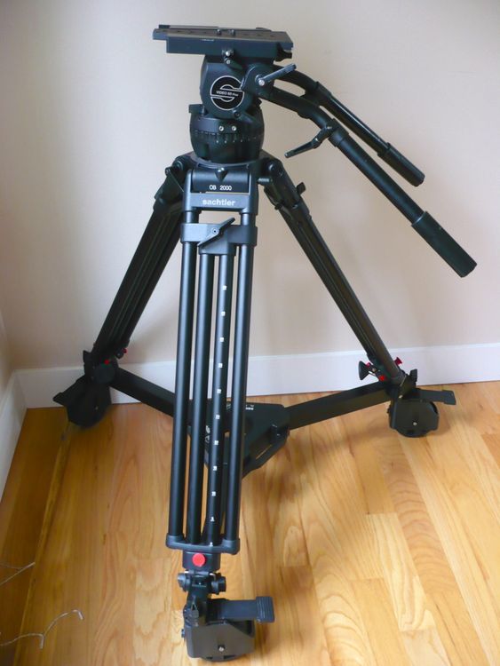 Sachtler 60 Plus Head w/ OB2000 Tripod and Dolly