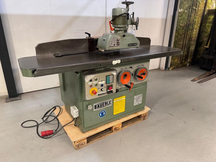 Bauerle, Holzher SFM-200 Tiltable milling machine with feeder