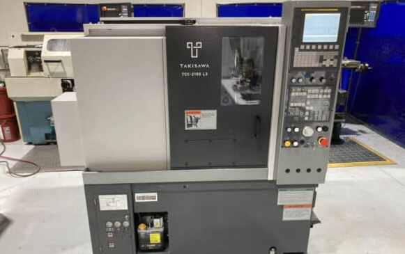 Takisawa Fanuc Series Oi-TF CNC Control 4100 RPM TCC-2100 L3 2 Axis