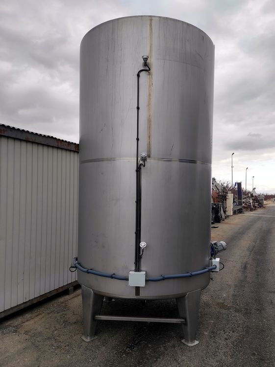 MAGUSA 8,110 litres STAINLESS STEEL TANK WITH AGITATOR AND HEATING ELEMENTS