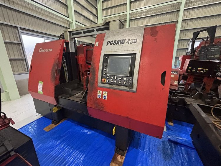 Amada PCSAW430 Band Saw CNC CONTROL