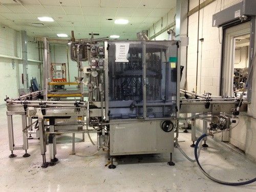 US Bottlers VA-28 Rotary Vacuum Liquid Filler