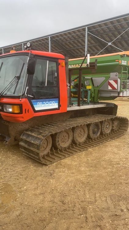 Pistenbully modified for agriculture