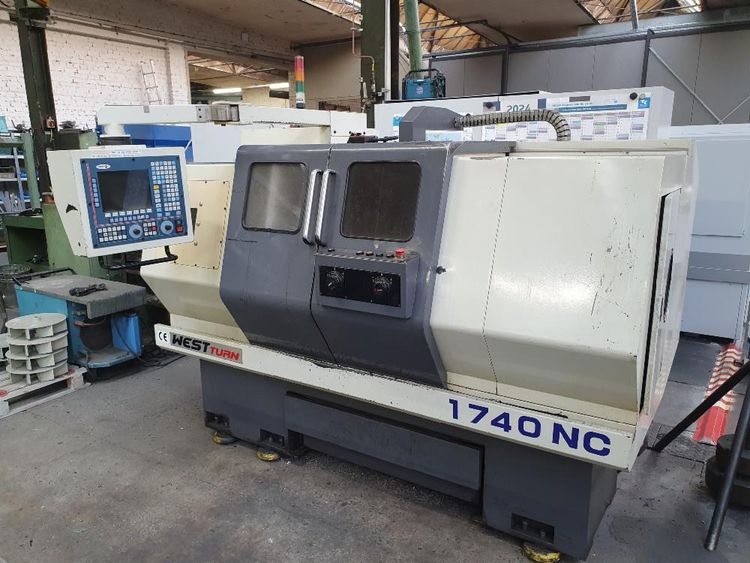 FAGOR 8055 CNC 2000 rpm WESTEKEMPER WEST TURN 1740 NC 2 Axis