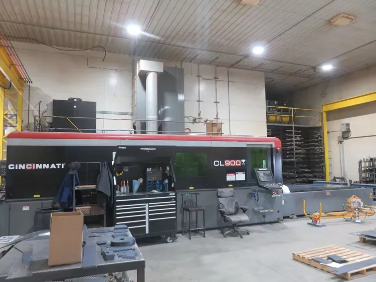 Cincinnati CL960 Fiber Laser Cutting System Cincinnati Touch Screen CNC