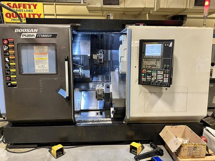 Doosan FANUC 31IB CNC CONTROL 5000 RPM PUMA TT 1800 SY 5  Axis