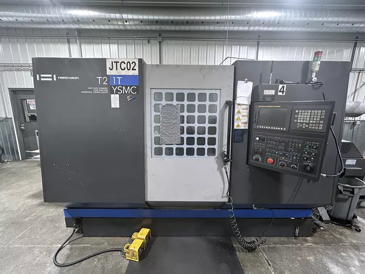 Hwacheon Control: Fanuc 0i-TD 5000 RPM T2-1T 3 Axis