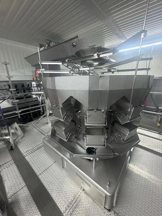 Ishida CCW-M-210-WN-S-70-WP 10 Head Dimple Bucket Weigher Scale Filling System