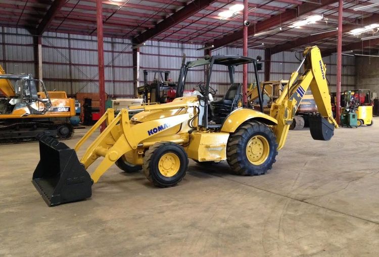 Komatsu Wb140 Komatsu Wb140 Turbo 4x4 Extendahoe