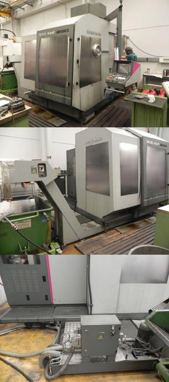 Maho MH 800 C with 5 side machining 4 Axis