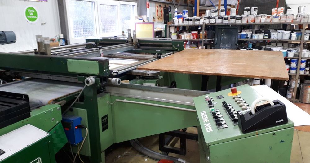 Thieme 3025 Complete screen printing machine