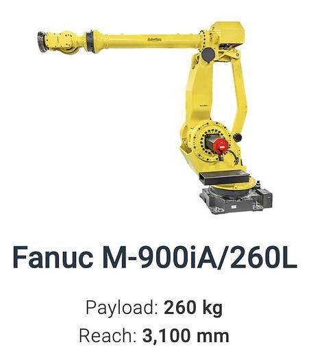 Fanuc M900iA/260L 6 Axis 260kg