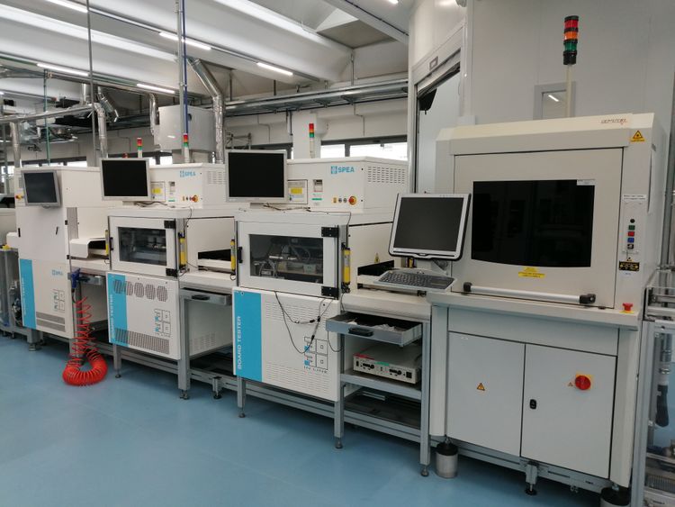 Spea TESTING LINE 3030 ICT-FCT-AOI-LASER MARKER MACHINES TESTING LINE 3030 ICT-FCT-AOI-LASER MARKER MACHINES