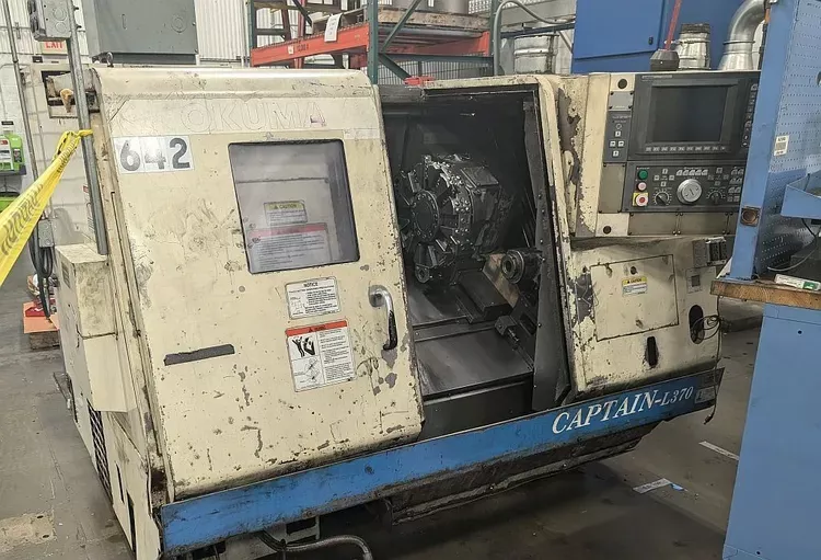 Okuma Okuma OSP E100L CNC 4,500 RPM CAPTAIN L370 2 Axis