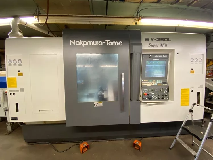 Nakamura Tome CNC CONTROL 4,500 RPM WY 250L Super Mill 8 Axis