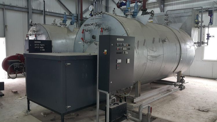 2 Henschel steam boiler 4 t/h