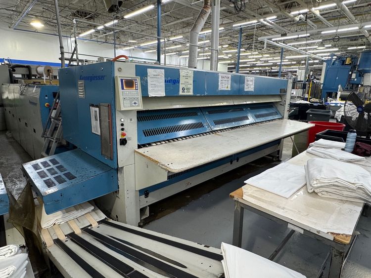 Kannegiesser CFM II 136”  Folder Crossfolder with Stacker Right Hand Discharge