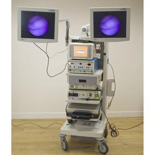 Smith & Nephew Laparoscopic Column With 2 Flat Screens