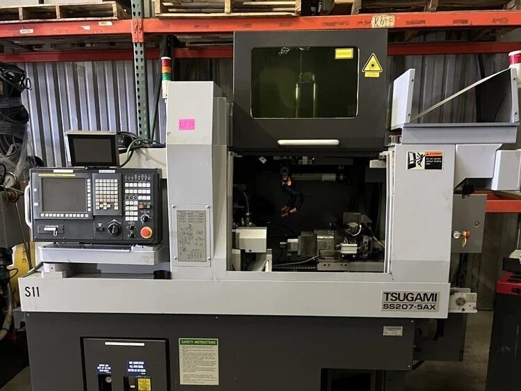 Tsugami Fanuc 31i-B5 CNC Control with 10.4" LCD 10,000 rpm SS207-5AX 4 Axis