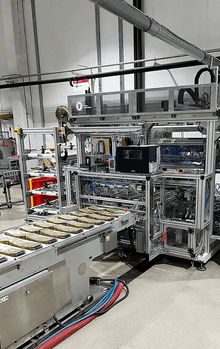 Falcon Nostromo "End-of-Line Pouch Packing Machine (Pre-made Bags) 95x140 mm