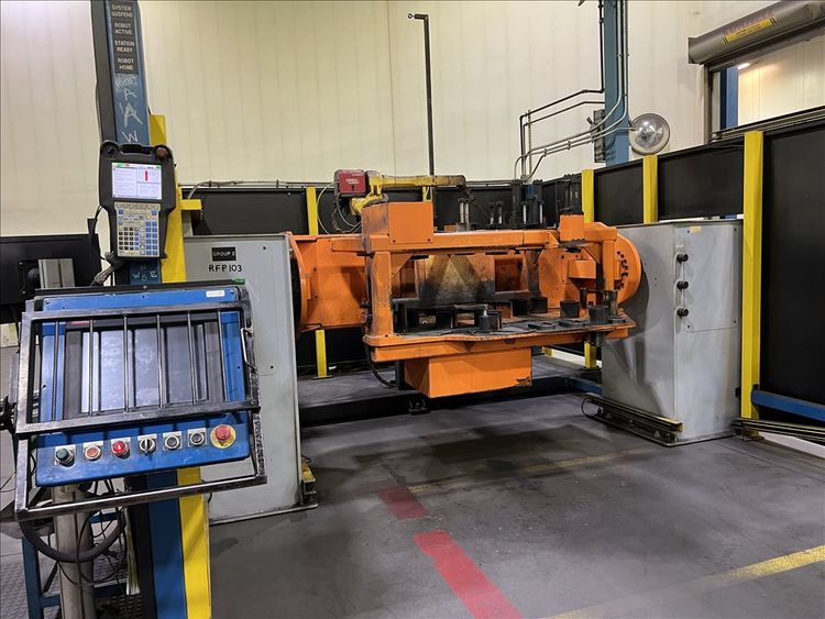 Vizient Drop Center Robotic Weld Cell w/ Fanuc 120iC/10L Robot 6 Axis