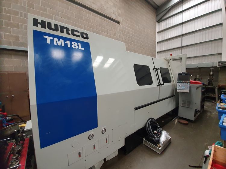 Hurco CNC Control 1600 rpm. TM18L CNC Lathe with Max Control. 2 Axis