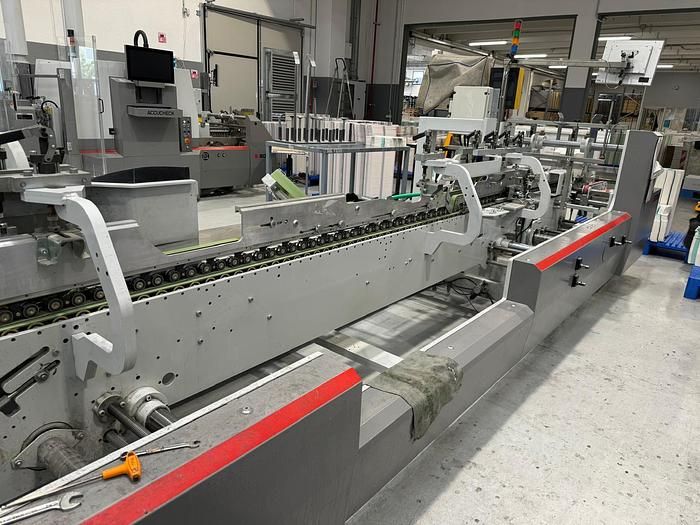 Bobst MASTERFOLD 75 folder gluer + CARTONPACK GT75