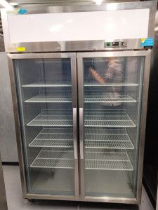 FED Thermaster SUFG1000, 2 Glass Door Freezer