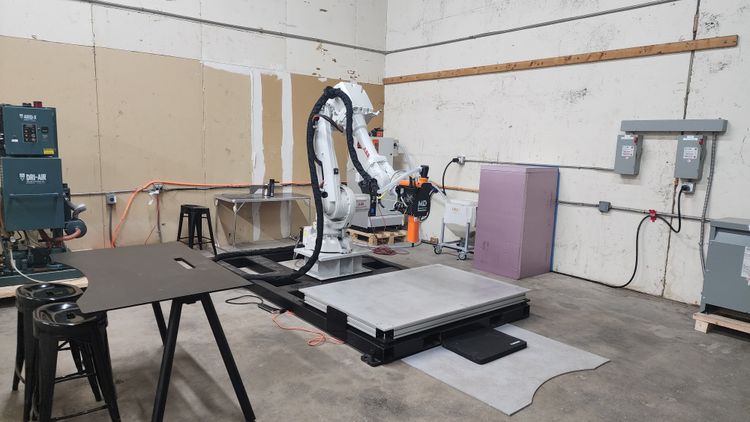 ASEA Brown Boveri (ABB) IRB 4600L ROBOT CELL 6 Axis 60 kg