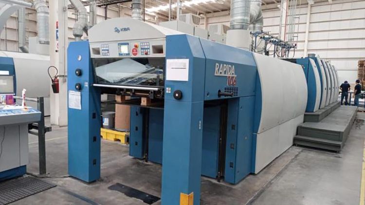 KBA Rapida RA106-5+L ALV 740mm x 1060mm