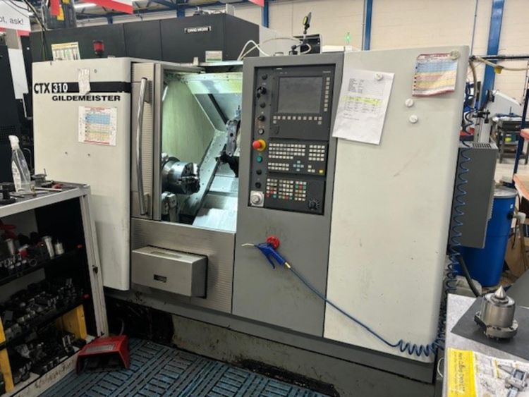 Gildemeister Siemens Sinumerik 5000 RPM CTX 310 CNC Lathe 3 Axis