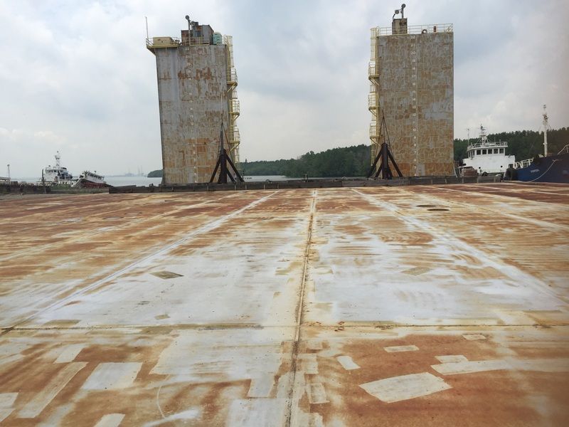 350ft Floating Dock/Submersible Barge