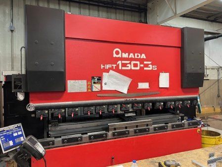 Amada HFT-1303 DOWN-ACTING CNC PRESS BRAKE 143 TON X 124