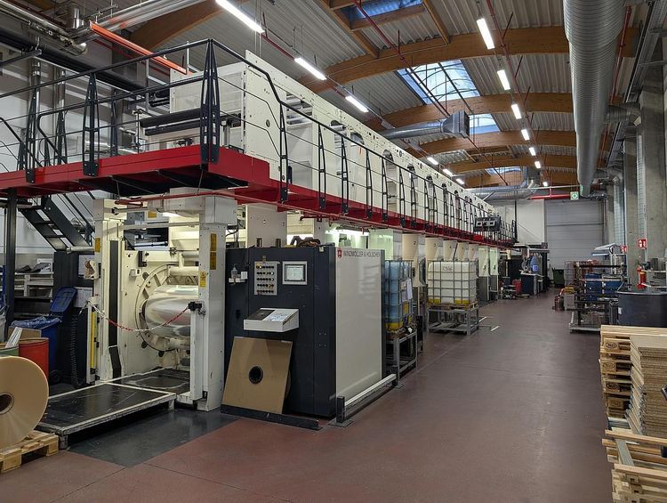 W&H Heliostar Rotogravure Printing Press 8 Color 40"