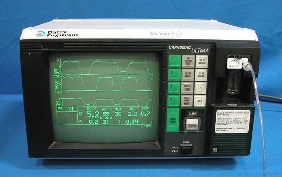 Datex Capnomac Ultima Oxicapnograph Co2 and 5 Agent