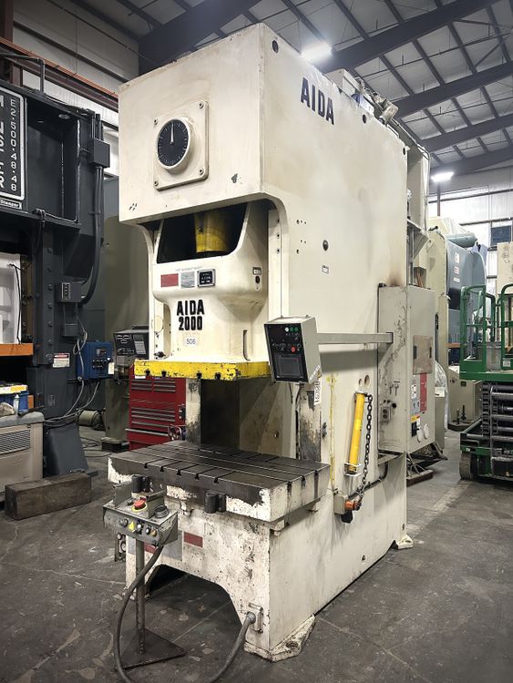 Aida NC1-2000(1)E Press 220 US TONS / 176 US TON BLANKING CAPACITY