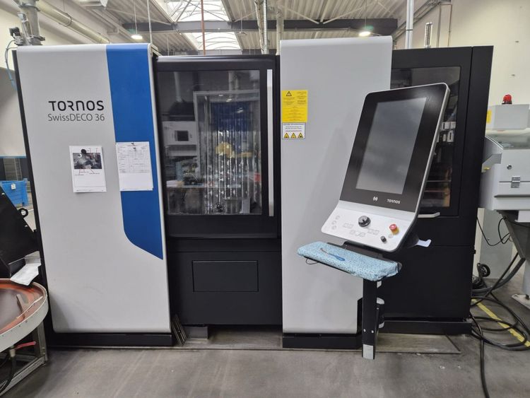 Tornos CNC CONTROL Variable Speed SWISSDECO 36 2 Axis