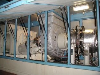 Leroy Somer, Solar Gas turbine plant incl. generator & waste heat boiler 5.450 kVA generator