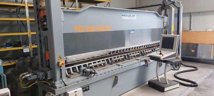 Haeusler FKB 4500-400CNC Working length of the rollers: 4500 mm