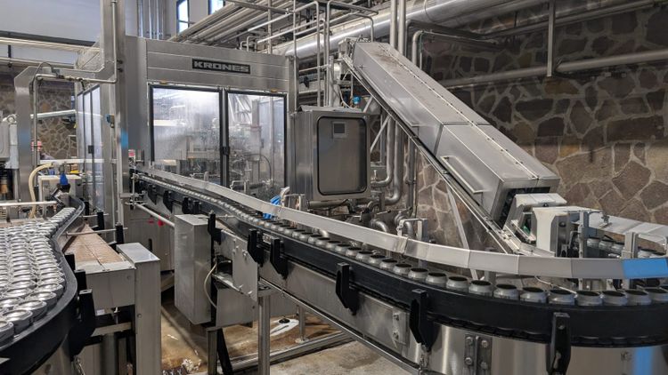 Ferrum, Krones Can Filler Blocked With can seamer