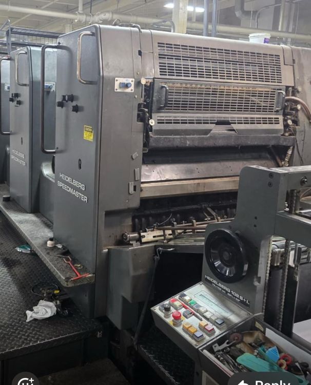 Heidelberg SM 102 S+L 720x1020 mm