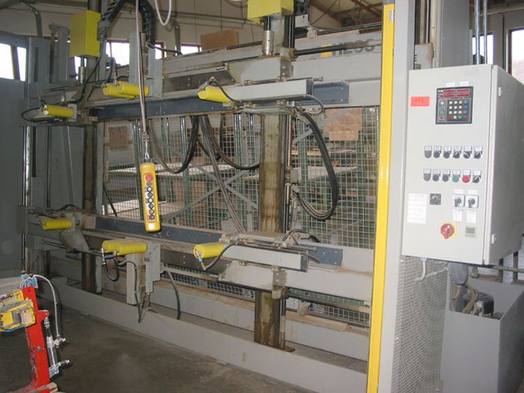 Hess Frame press hydropneumatic for gluing doors