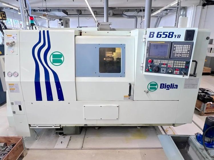 Biglia Fanuc 18i-T 3500 rpm B658YB 5 Axis