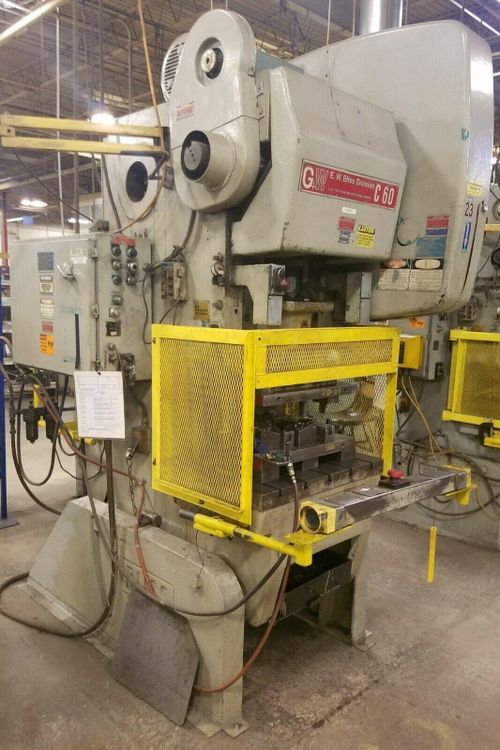 Bliss C-60 OBI Flywheel Press 60 Ton