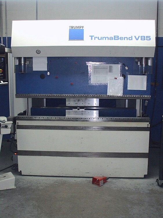Trumpf Trumabend V85 95 ton 8' 4 Axis Hydraulic CNC Press Brake 95 Ton